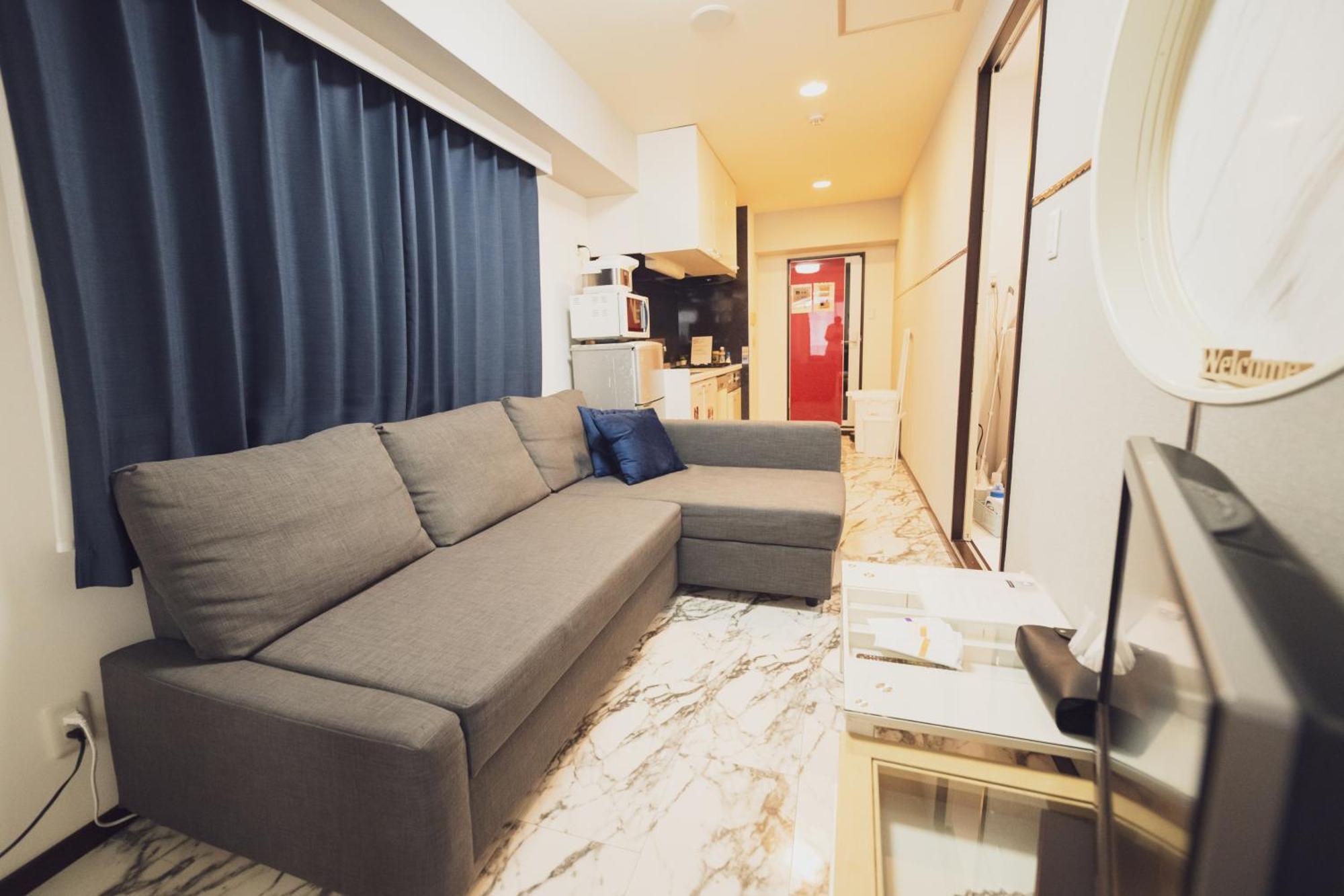 Apartament メルシアター鈍色の風 アクセス コスパ最高 徒歩 心斎橋10分 本町駅5分 広々デザイナーズ1Ldk 最大6人 A Osaka Zewnętrze zdjęcie